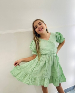 vestido con manguitas algodon premium art. 904