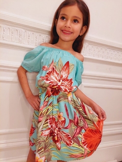VESTIDO SUIZA CON ESTILO PANON DE RAYON POPLIN PREMIUM. ART. 110 - comprar online