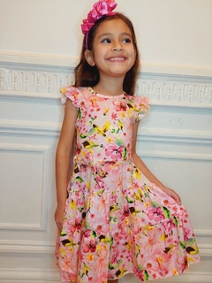 VESTIDO DE ALGODON ESTAMPADO FLOREADO PREMIUM (ART. 139) - comprar online