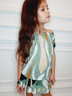 conjunto short y paisana de morley estampado art.105 en internet