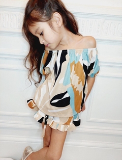 conjunto short y paisana de morley estampado art.105 - Kids Store