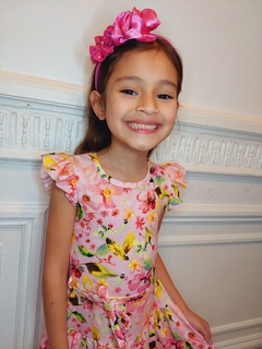 VESTIDO DE ALGODON ESTAMPADO FLOREADO PREMIUM (ART. 139) - tienda online