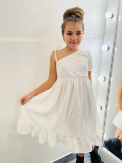 Vestido manga con hombro art.909 - Kids Store