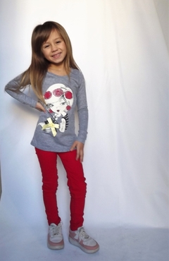 REMERA DE NENA GIRL CON APLIQUE