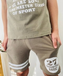 SHORT DE ALGODON RUSTICO CAPSULA VARON (ART. 208) - Kids Store