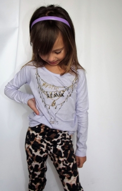 REMERA CON APLIQUES DE DIAMANTES - Kids Store
