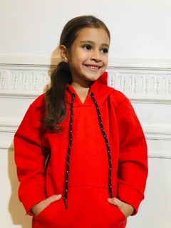 HOODIE FRISADO LISO UNISEX - tienda online