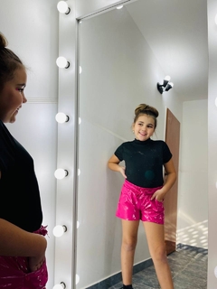 Short charol con lazo de nena - comprar online