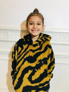 CANGURO TEDDY DE PELUCHE BIFAZ ESTAMPADO (1) - Kids Store