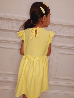 VESTIDO DE CREP CON APLIQUE(ART. 128) en internet