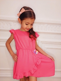 VESTIDO DE CREP CON APLIQUE(ART. 128) en internet