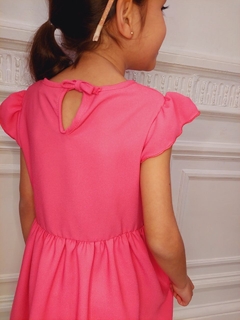 Imagen de VESTIDO DE CREP CON APLIQUE(ART. 128)
