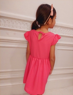 VESTIDO DE CREP CON APLIQUE(ART. 128) - Kids Store