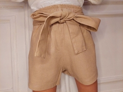 SHORT DE LINO CON LAZO EGIPTO (ART. 133) - comprar online