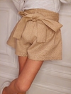 SHORT DE LINO CON LAZO EGIPTO (ART. 133)