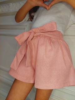 SHORT DE LINO CON LAZO EGIPTO (ART. 133) en internet