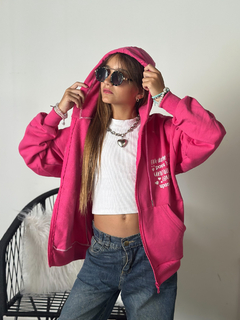 Campera de frisa LOVE de nena - tienda online