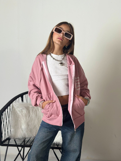 Campera de frisa LOVE de nena - comprar online
