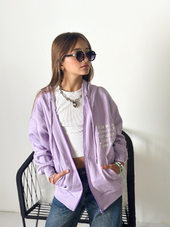Campera de frisa LOVE de nena - comprar online