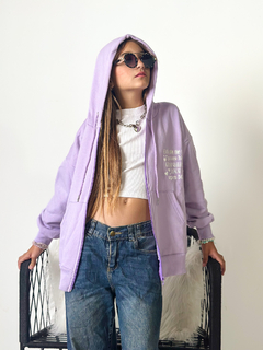 Campera de frisa LOVE de nena - comprar online