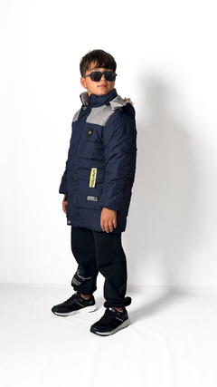 Campera IMPORTADA combinada de VARON con piel por dentro - Kids Store
