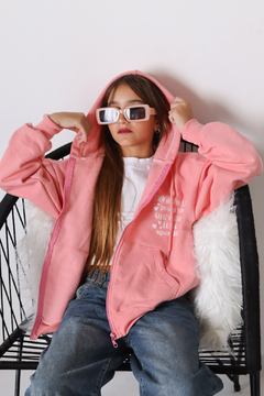Campera de frisa LOVE de nena - Kids Store