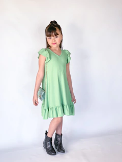 Vestido de morley liso art. 927