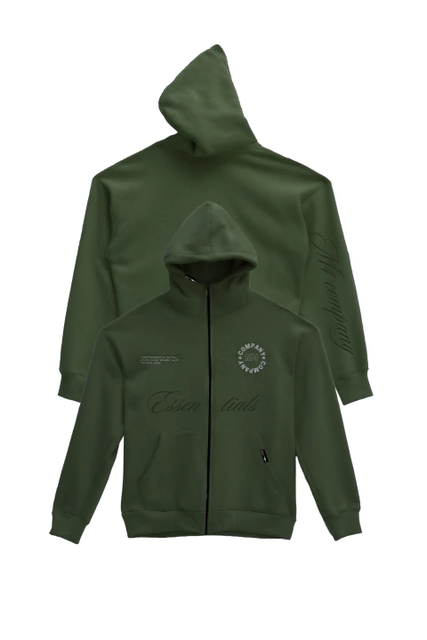 Zip Hoodie Military Essentials M4CO.W25 - comprar online