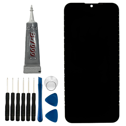 Tela Display Frontal Completa Para Moto E6S / E6i + Kit Reparo