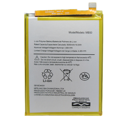 Bateria MB50 Para Moto G200 5G XT-2175