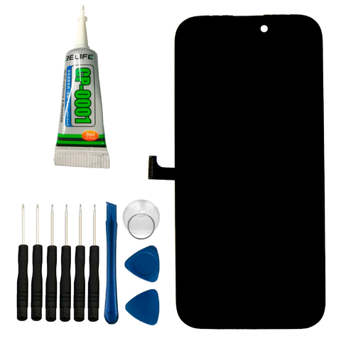 Tela Frontal Completa Incell jk para iPhone 15 Pro + Kit Troca