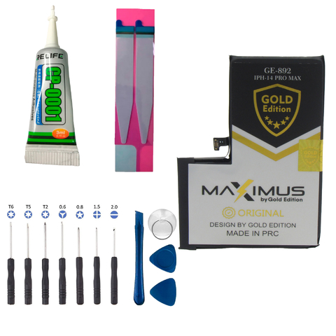 Bateria Gold para iPhone 14 Pro Max + Kit Reparo
