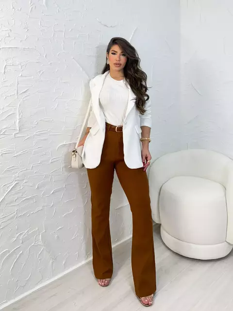 Calça Sarja Flare - comprar online