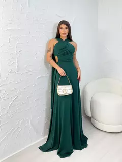 Vestido Longo frente única na internet