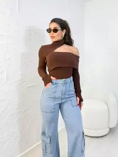 Calça Cargo Flare - comprar online