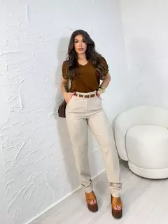 Calça Jogger Linho Zara
