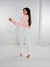 Chamise Cropped Plissado Lateral - comprar online