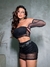Conjunto Saia e Top de Tule Com Manga