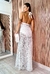 Vestido Longo Renda Frente Única - loja online