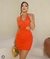 Vestido Tule Frente Unica Com Abertura Lateral - loja online