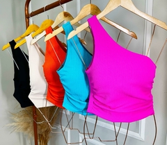 Blusa Unilateral Piquet - loja online