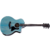 214CE DLX LTD VIOLÃO TAYLOR ELETROACÚSTICO AÇO TRANS BLUE TOP