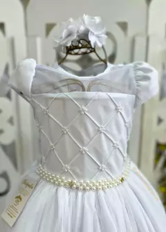 VESTIDO DE FESTA LAWANI LONGO BRANCO - comprar online