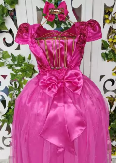 VESTIDO LONGO PINK INFANTIL - comprar online
