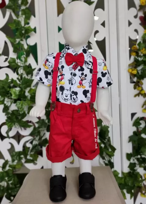 CONJUNTO INFANTIL TEMÁTICO MENINO MICKEY