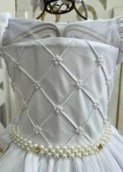 VESTIDO DE FESTA LAWANI LONGO BRANCO na internet