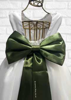 Imagem do Faixa Com Laço Grande Para Vestido De Daminha e Florista