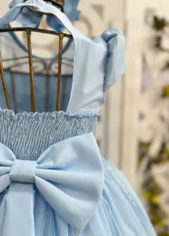 Imagem do Vestido De Festa Lawani Longo Azul