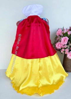 FANTASIA BRANCA DE NEVE COM CAPA
