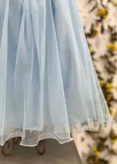 Vestido De Festa Lawani Longo Azul